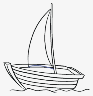 Svg Library Stock How To Draw A Boat In A Few Easy - Boat Drawing