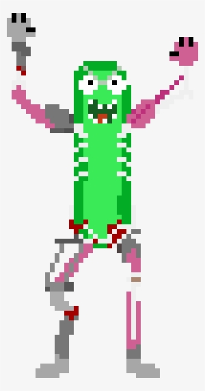 Pickle Rick - Pickle Rick Pixel Art Png