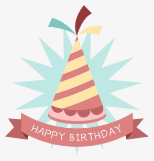 Svg Party Hat Sticker Clip Art Cartoon Tag - Birthday Hat Cartoon