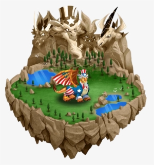 Unknown, Unknown, Island American 1, Uncle Sam - Dragon City