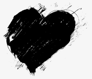 Svg Black And White Stock Heart Black And White Photography - Love Grunge Png