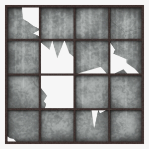 Broken Window - Window Broken Glass Png