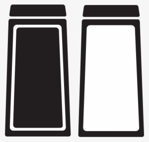 Icons In The Kitchen - Salt And Pepper Shakers Silhouette