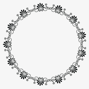 Printable - Halloween Circle Frame Clip Art