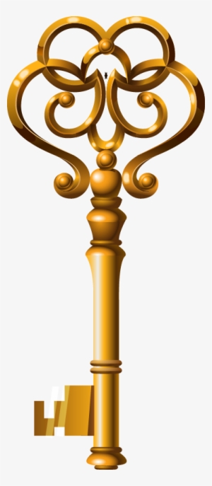 Golden Key Transparent Background Png - Golden Key Clipart Png