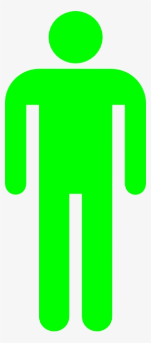 Graphic Man Green Clip Art At Clker Com - Green Stick Figure