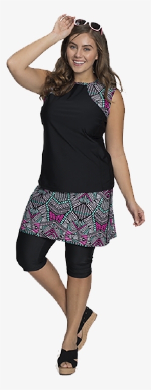 Plus Size Plus Size - Woman Dress Deep Green 3 4 Bathwing Sleeves