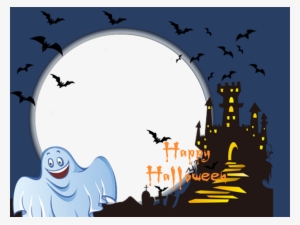 Halloween Frames - Happy Halloween Throw Blanket