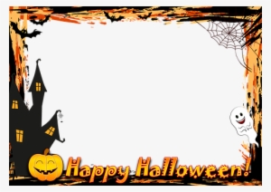 Frame, Photo Frame, Halloween, Pumpkin - Haunted House Shower Curtain