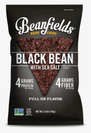 Black Bean & Sea Salt Bean Chips - Chocolate