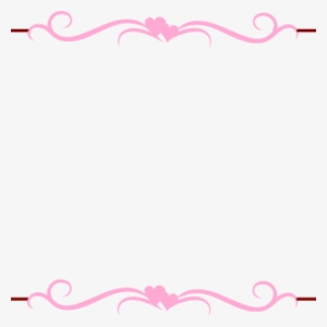 Wedding Border Clipart Wedding Border Clip Art At Clker - Vintage Border Pink Png