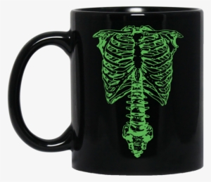 Spinal Tap Green Skeleton Nigel Tufnel Ribcage 11 Oz - Spinal Tap T Shirt