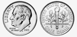 2011 Us Dime - Front Of A Dime