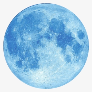 Half Yellow Moon Png - Blue Moon White Background