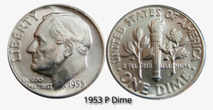 1953 Dime - Quarter Dollar 1995 P
