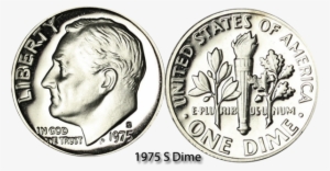 Dime Png - One Dime 1975 S