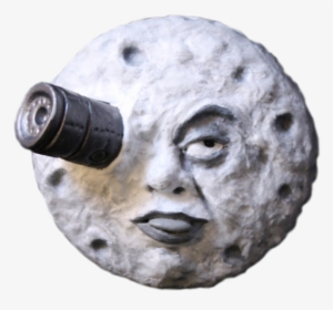 Based On The Iconic Image From The French Silent Classic, - Moon With A Face Transparent