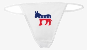 Democrat Donkey Sticker (rectangle)