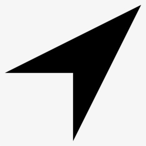 Location Map Compass Direction - Location Arrow Icon Png