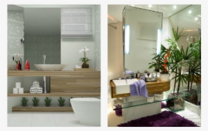 Banheiros Decorados Com Plantas 14 - Plantas Artificiais Para Banheiro