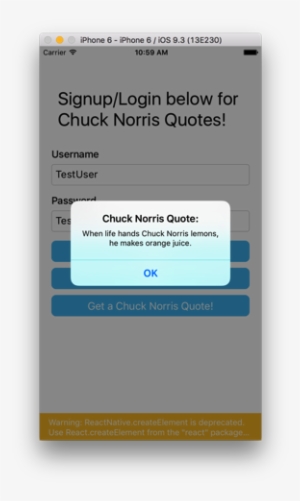 Chuck Norris Quote - Utility Software