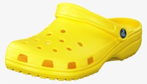 Color Brilliancy Womens Crocs Classic Lemon Synthetic - Yellow Crocs Png