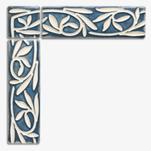 Willow Border, Ivy - Denim