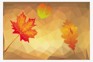 Autumn Leaf Polygonal - Quien Amas Dale Alas Para Volar Raices Para Volver
