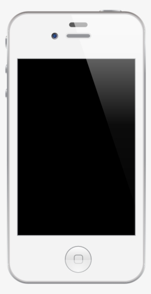 Iphone 4 4s White Scalable Vector Graphics Svg Inkscape - Coloring Pages Of Phones