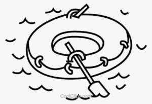 Life Preserver Royalty Free Vector Clip Art Illustration - Royalty Payment