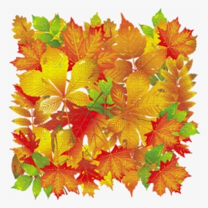 Kaz Creations Autumn Fall Leaves Leafs Background - Осенние Листья