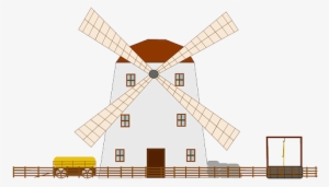 Mill Clipart Farm Windmill - Windmill Farm Clipart
