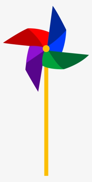 Windmill Clipart Colourful - Pinwheel Clipart