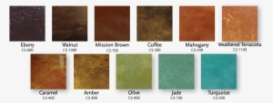 Concretecoatings Vividacidstaings Colorchart - Coffee Acid Stain Concrete