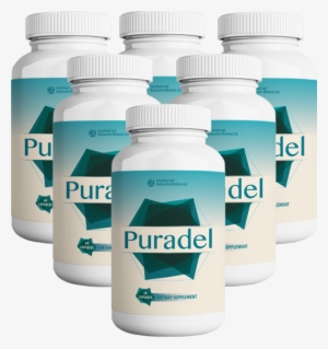 6x Puradel - Plastic Bottle