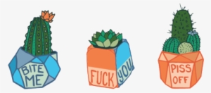 Fuck You Lents - Transparent Tumblr Cactus Png