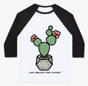 Cactus Hugs Baseball Tee - T Shirt Porco Rosso