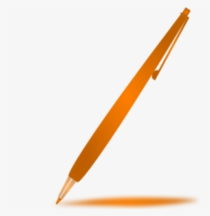 Clipart Freeuse Stock Orange Clip Art At Clker Com - Orange Pen Png Clipart