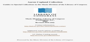 Music Division, Library Of Congress Washington, D - Microsoft Outlook