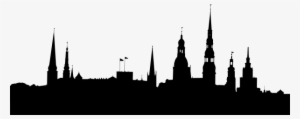Source - Cliparts - Co - Report - City Silhouette Vector - Riga Vector