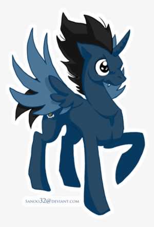 Sanoo32, Blue, Dragon Ball Z, Ponified, Pony, Safe, - My Little Pony Vegeta
