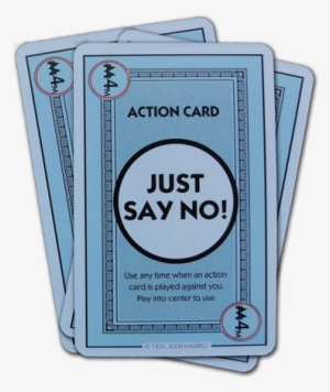 Monopoly Deal Just Say No Action Card - Monopoly Deal No Card