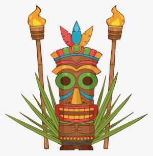 Hawaii Tiki Funcandi Jungle Run - Hawaiian Tiki Mask Png