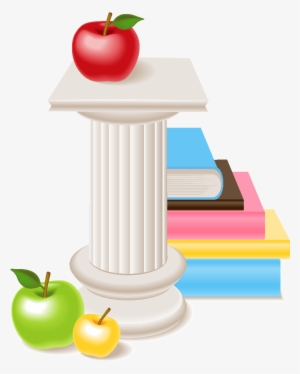 Vector Stack Of Books With Colored Apples - Entry 1 Functional Skills English