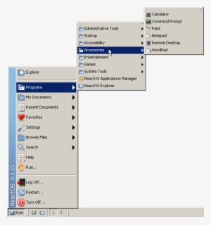 Reactos Start Menu - Start Menu