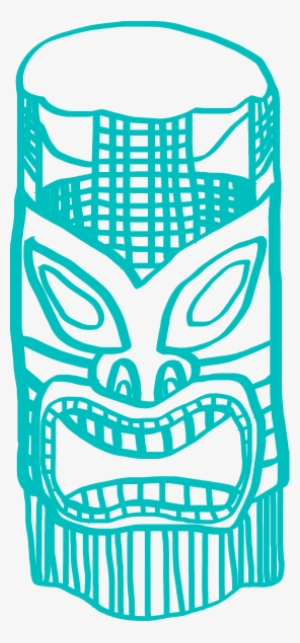 Hawaii Vector Tiki - Tiki Clip Art
