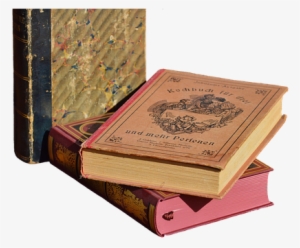 Books, Old Books, Old Cooking Books - Libros Antiguos Png