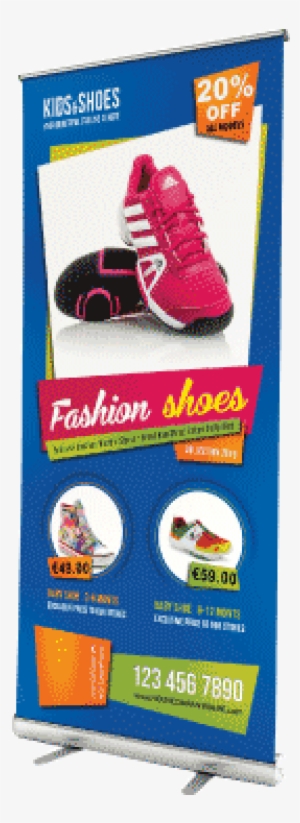 Standard Roll Up - Roll Up Banner Printing Png