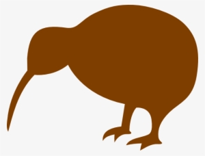 Kiwi Bird Clipart Tiki - Kiwi Bird Silhouette