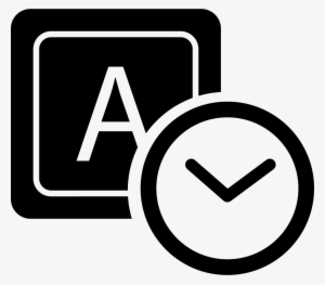 Keyboard Key A And A Clock Comments - Computer Keyboard